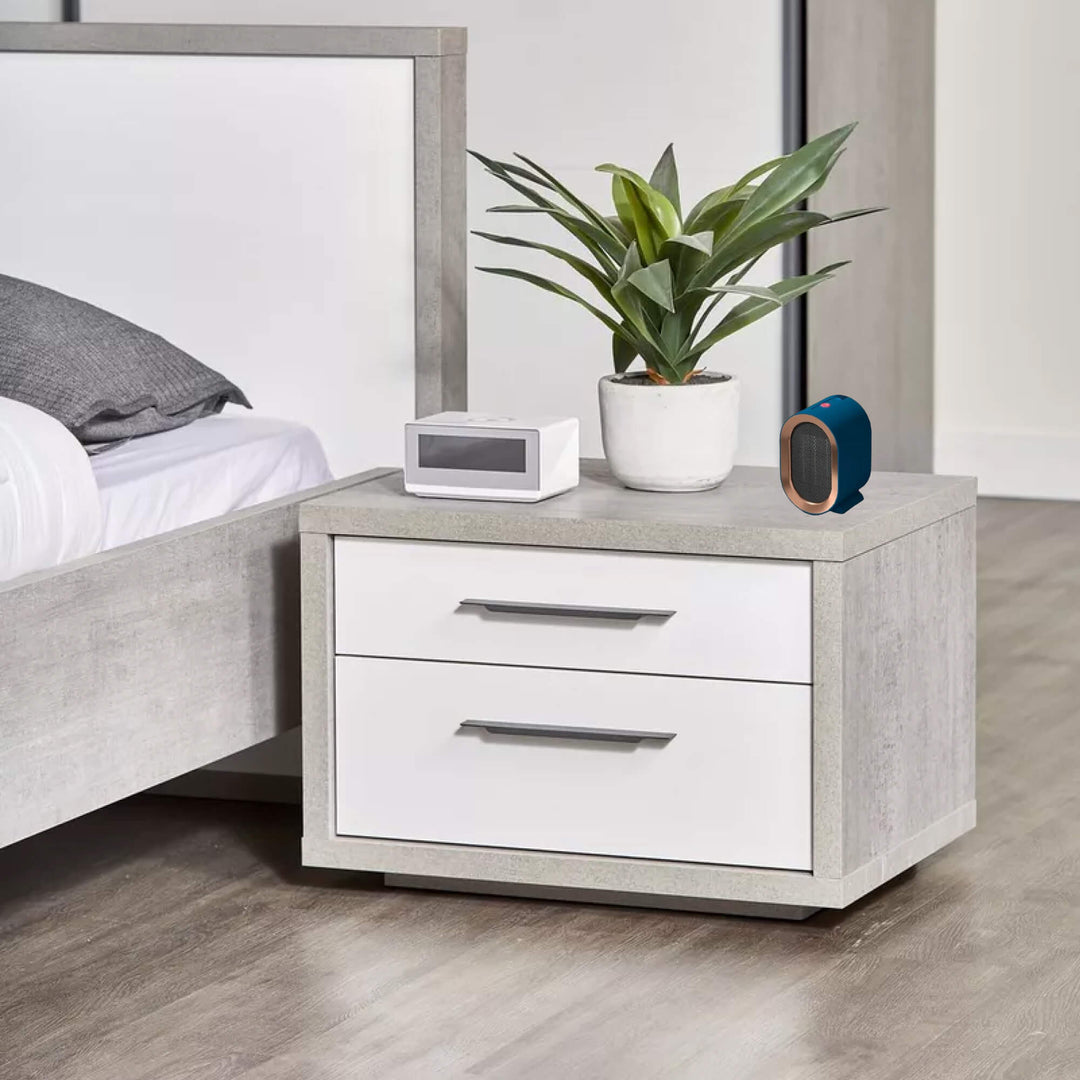 Keramische ventilatorkachel met twee standen, stil onder 36 dB