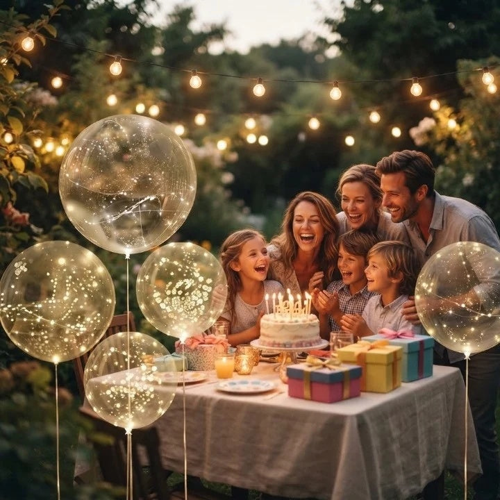 Lichtgevende ballonnen – feestdecoratie met warme gloed | set van 10