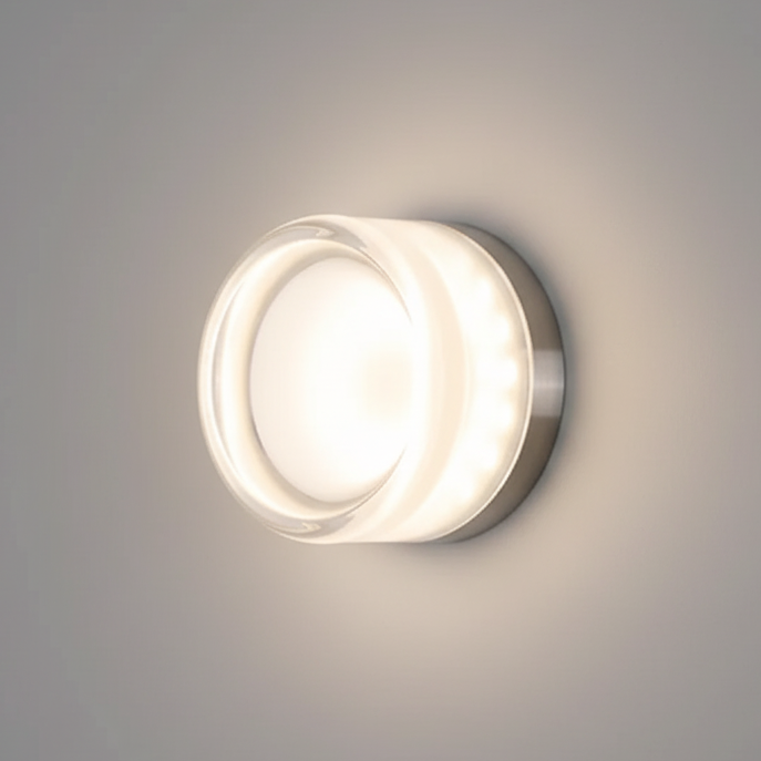 Noordse ronde wandlamp – moderne led-wandlamp voor slaapkamer en gang