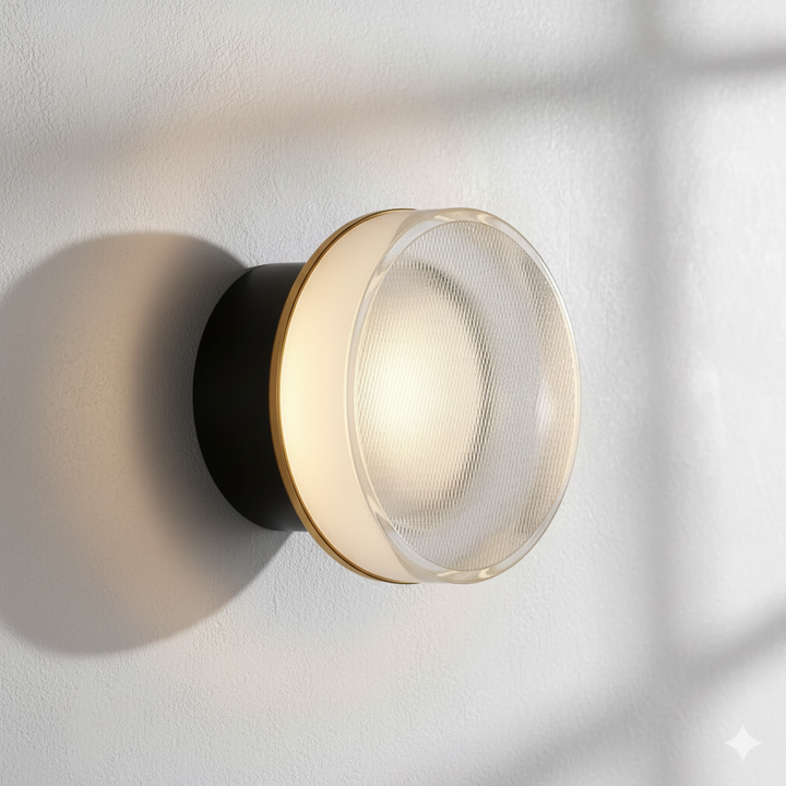 Noordse ronde wandlamp – moderne led-wandlamp voor slaapkamer en gang