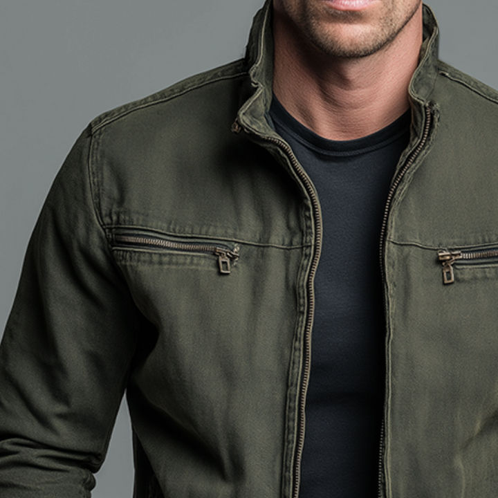 Herenjack | Vintage design met rits