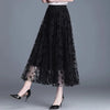 Trendy Mesh Midi-Rok - Fiona