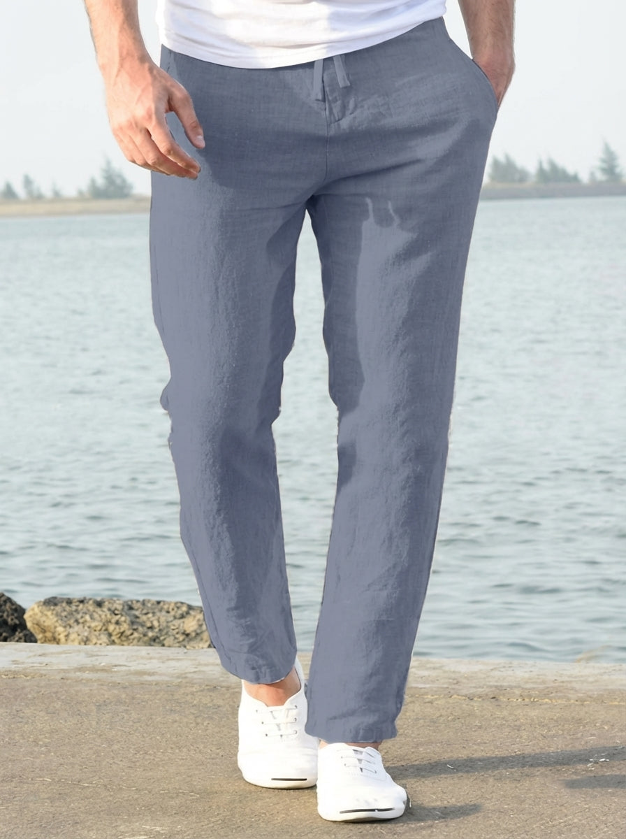 Heren linnen zomerbroek – Casual stijl met luchtig design