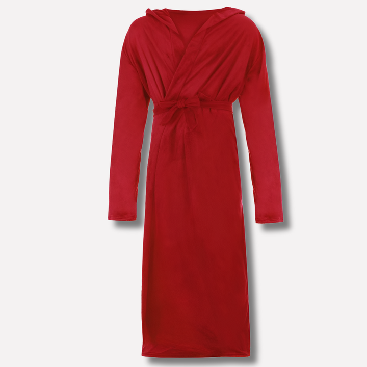 Comfortabele fleece badjas voor heren