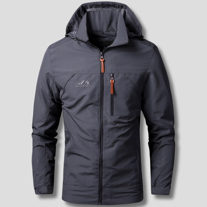 Waterdichte en winddichte outdoorjas voor heren