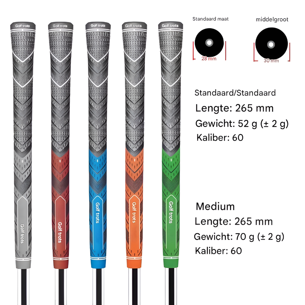 13 stuks MCC golfgrepen