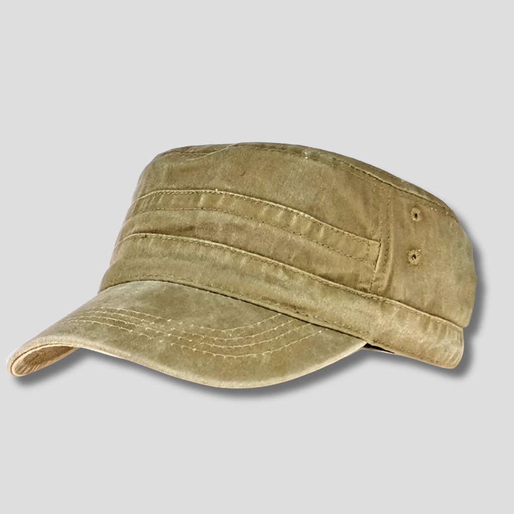 Retro Army Beanie voor heren – Klassieke militaire stijl met moderne accenten