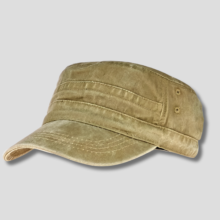 Retro Army Beanie voor heren – Klassieke militaire stijl met moderne accenten