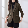 Koreaans geïnspireerde blazer met één knoop