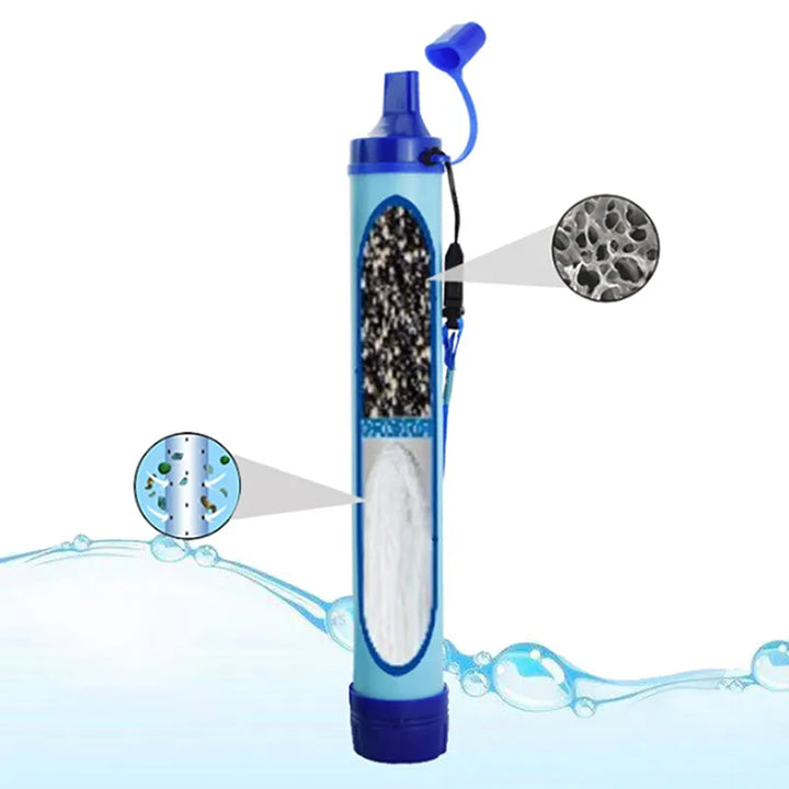 Draagbaar Waterfilter voor Outdoor & Noodgebruik
