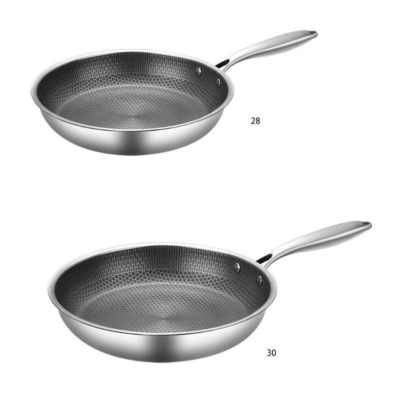 Pan anti-aanbak - van roestvrij staal voor in de keuken