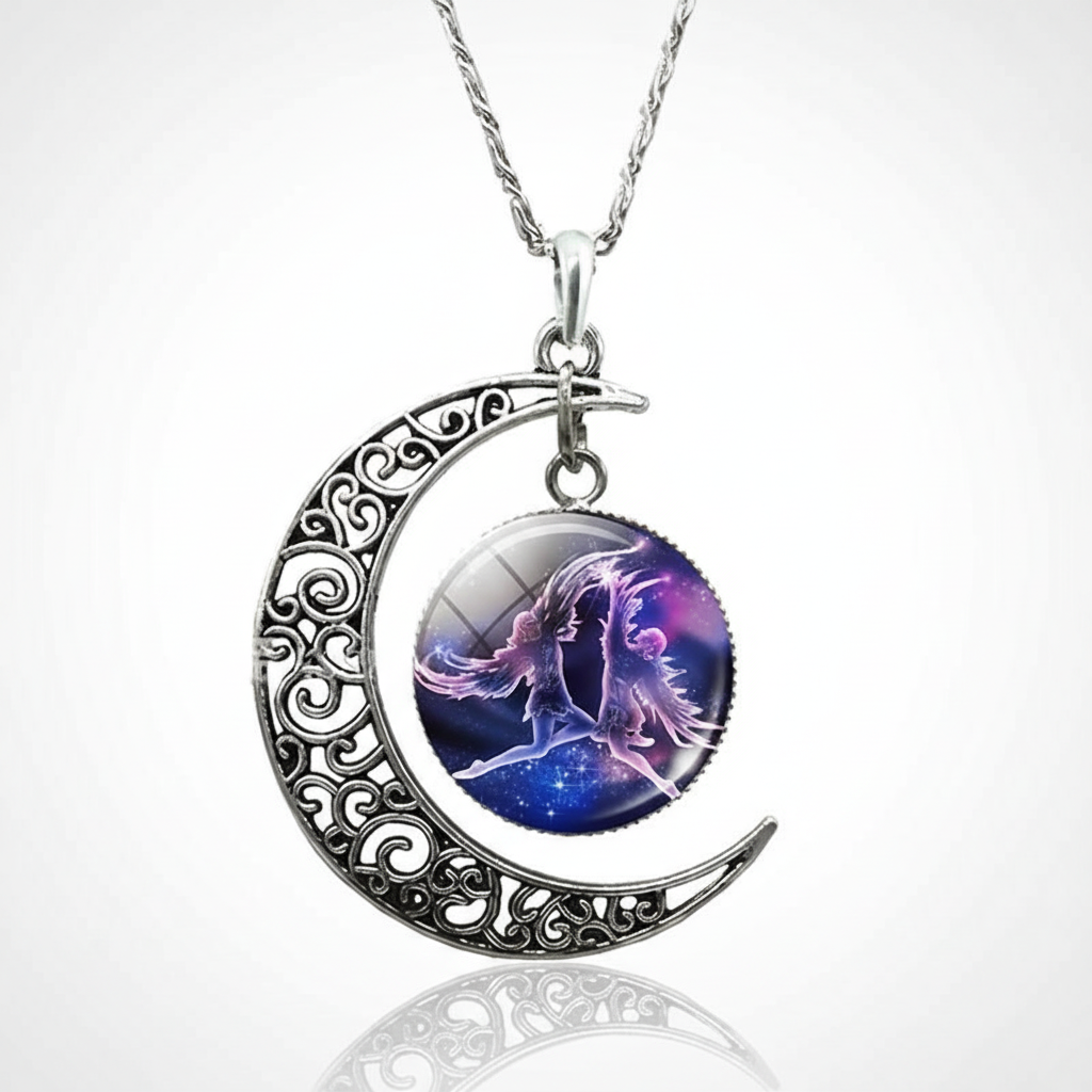 Ketting met maanhanger en sterrenbeeld – StarGleam
