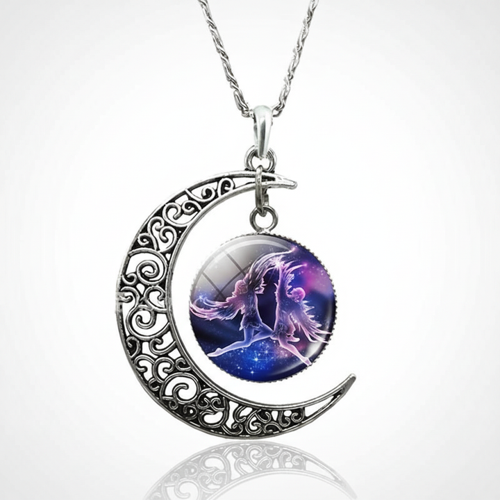 Ketting met maanhanger en sterrenbeeld – StarGleam