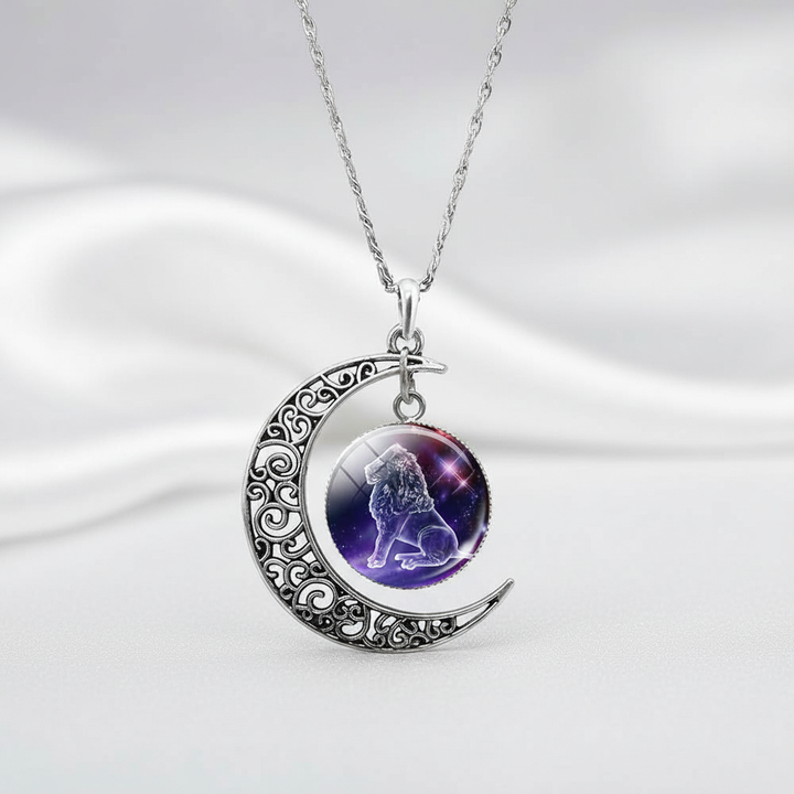 Ketting met maanhanger en sterrenbeeld – StarGleam