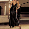 Ladies Sexy Babydoll Satin Long Nightdress