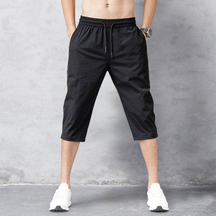 Heren 3/4 nylon broek – snel drogend en veelzijdig