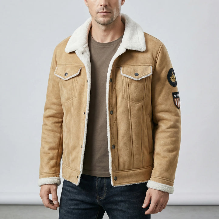 Herenbikerjack in klassieke stijl – Mio