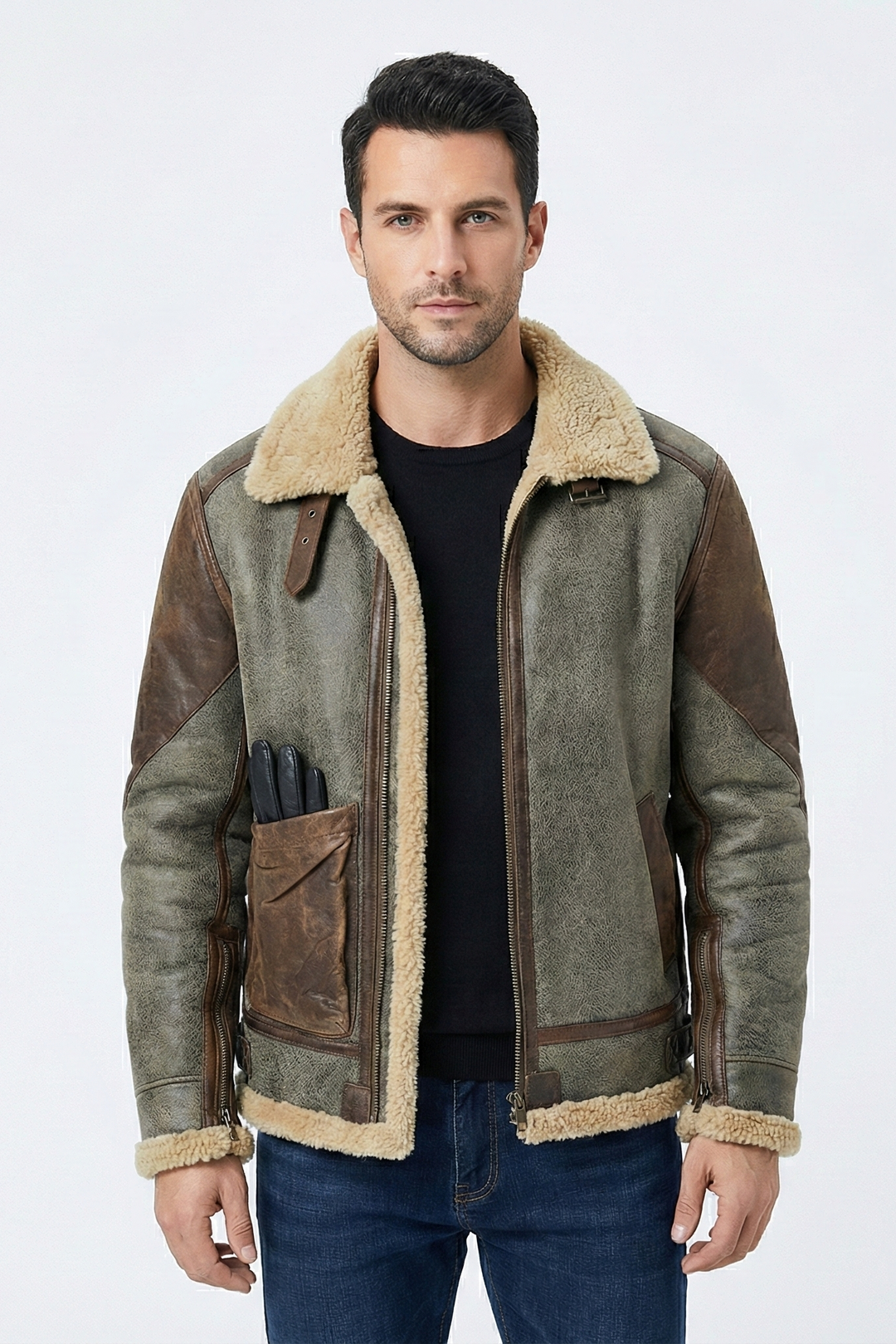 Herenjas in lammy-stijl – Thies