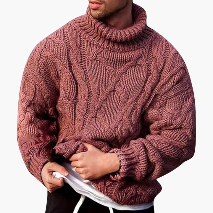 Heren Turtleneck Trui – Klassieke Gebreide Pullover