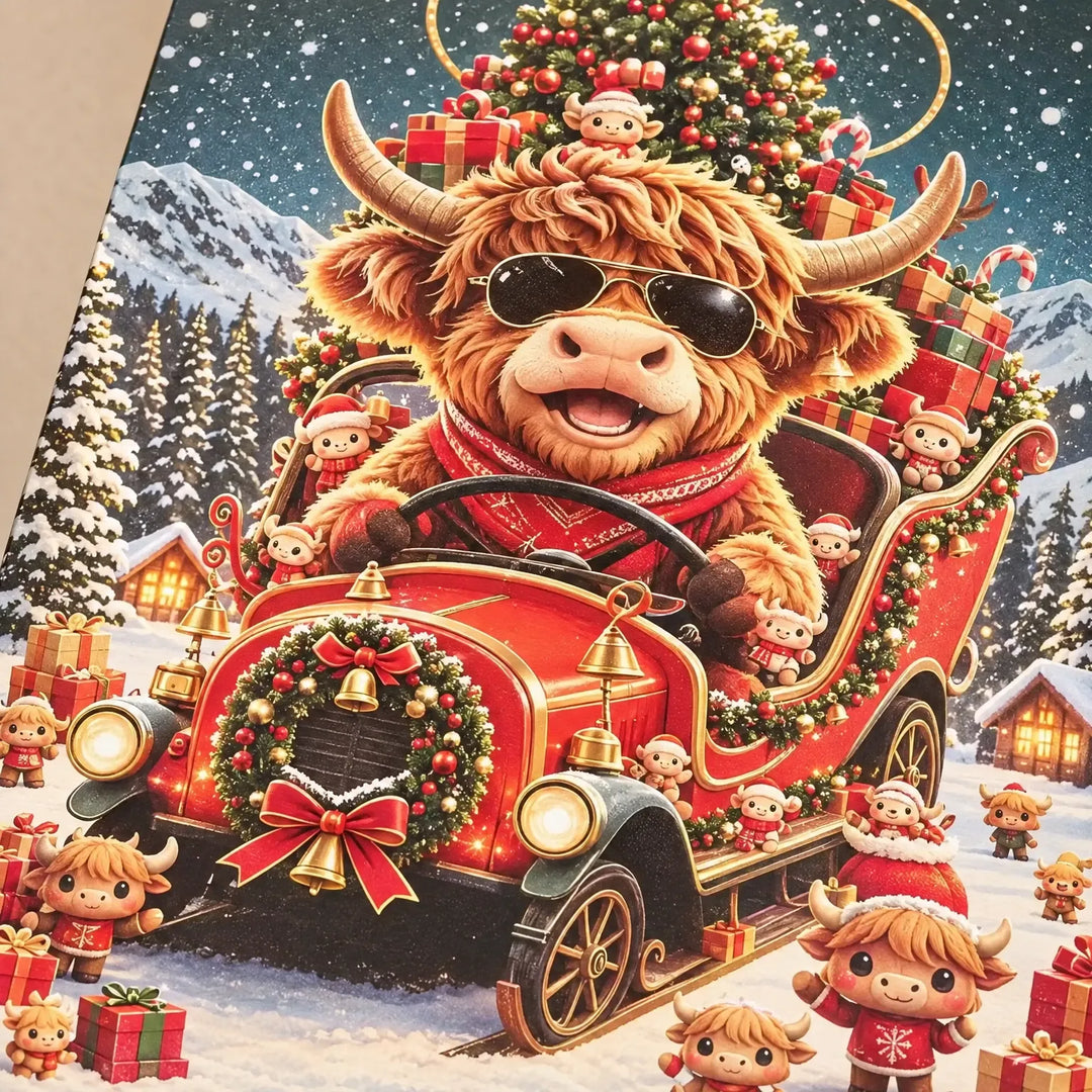 Adventskalender met Schotse hooglanders – Moozle