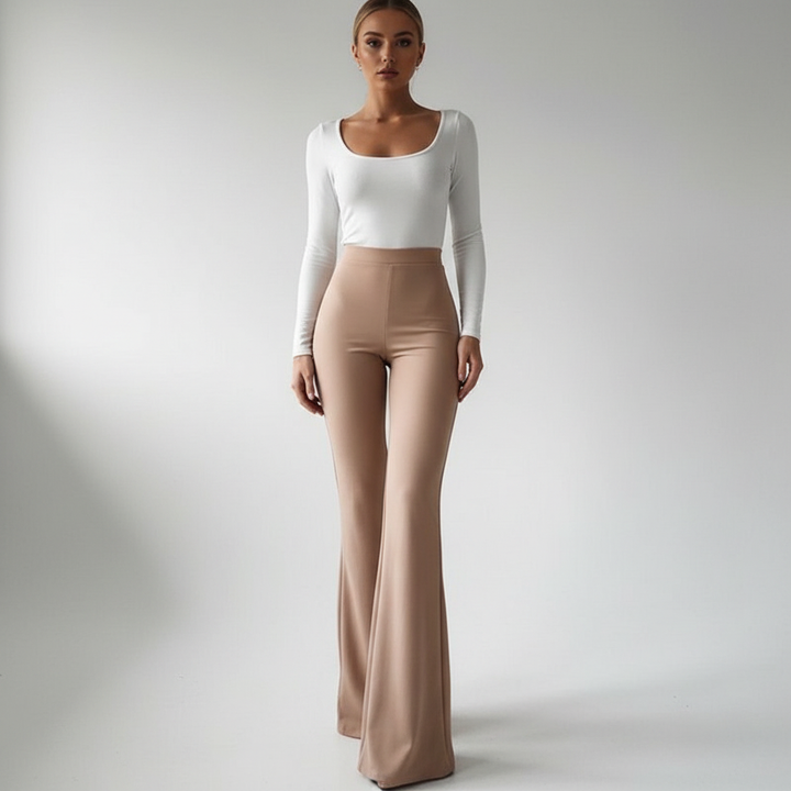 Hooggetailleerde Flared-Broek - Annika