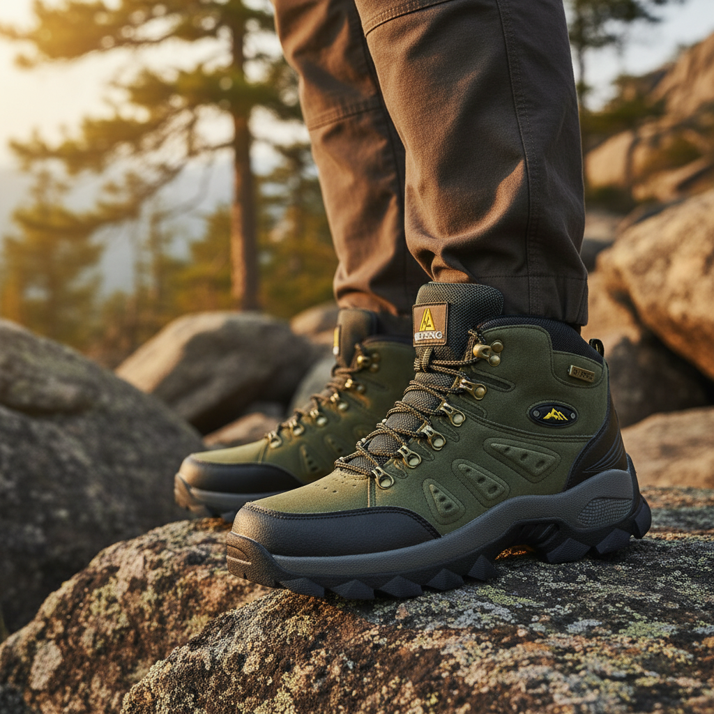 Hoge enkelbescherming wandelschoenen - Blake