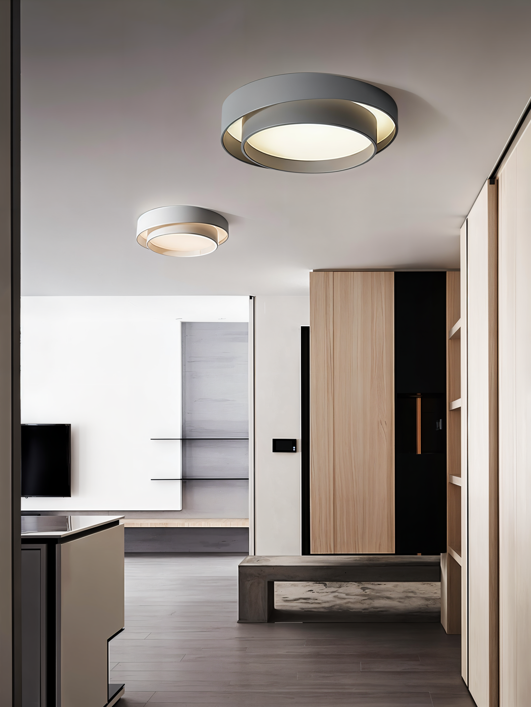 Led plafondlamp RingLit – modern ringdesign – afbeelding 17