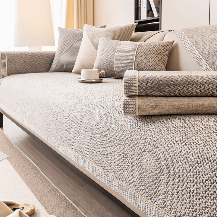 Bankhoes antislip – beschermende sofaovertrek – afbeelding 9