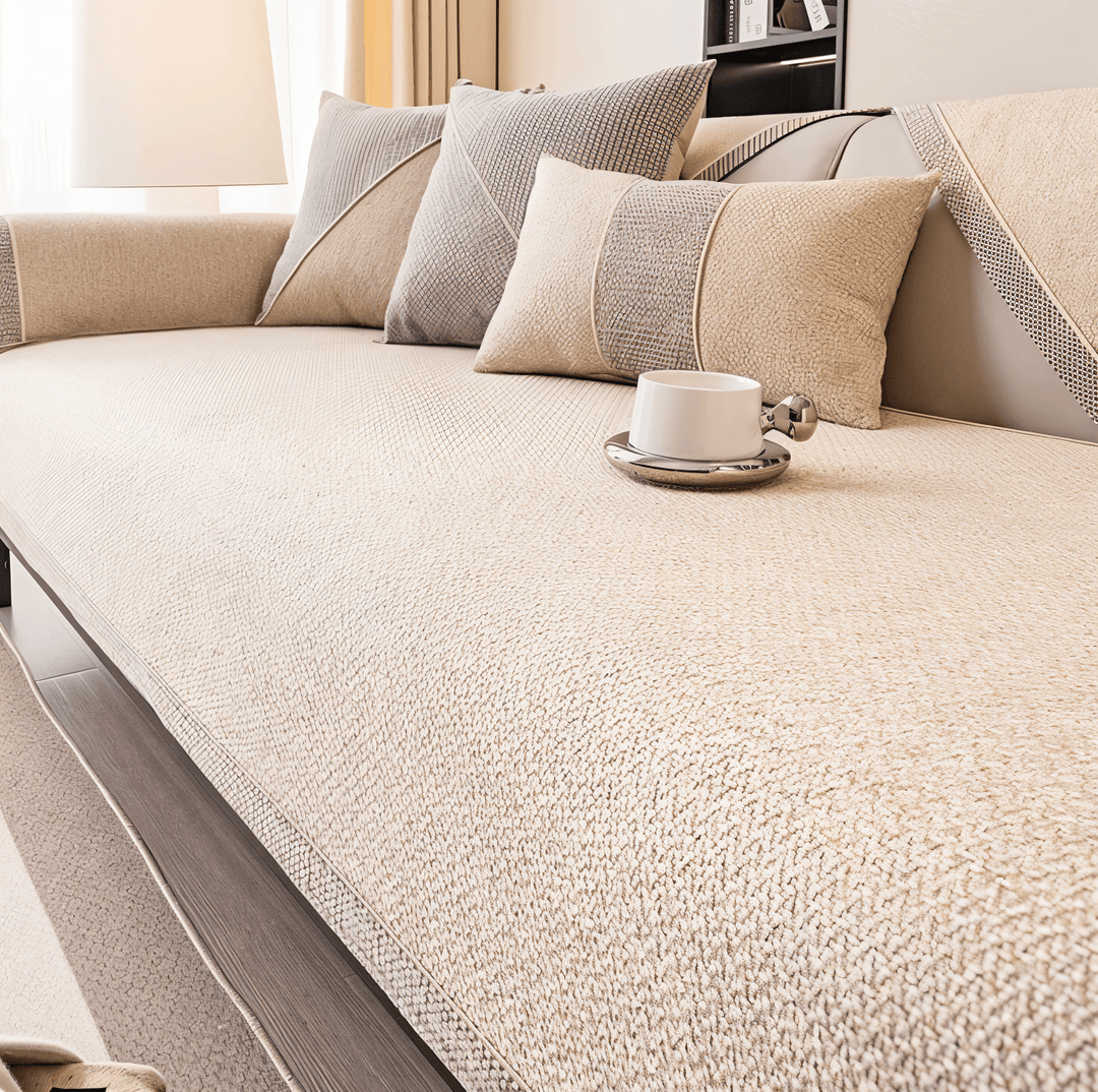 Bankhoes antislip – beschermende sofaovertrek – afbeelding 2