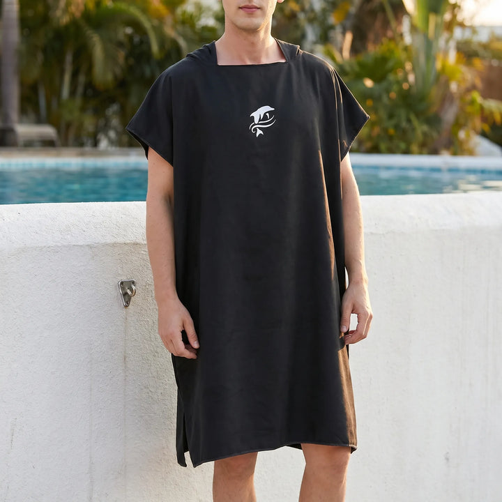 Omkleedjas met capuchon - Coveda