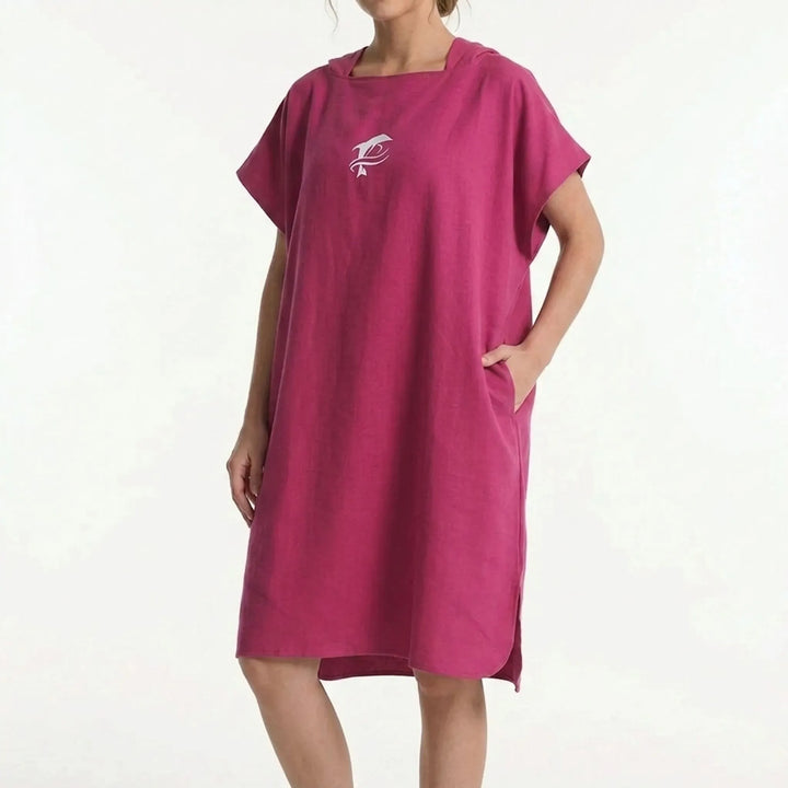 Omkleedjas met capuchon - Coveda