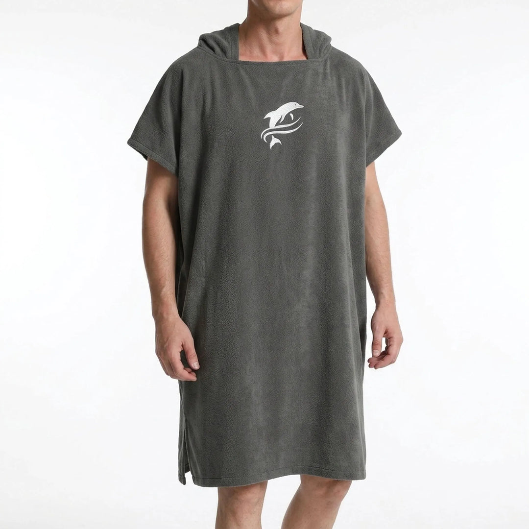 Omkleedjas met capuchon - Coveda