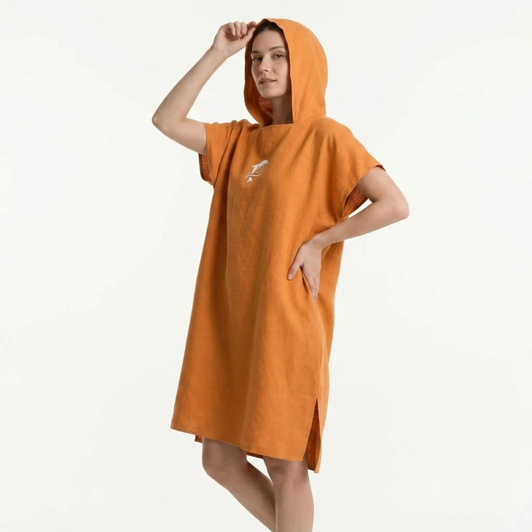 Omkleedjas met capuchon - Coveda