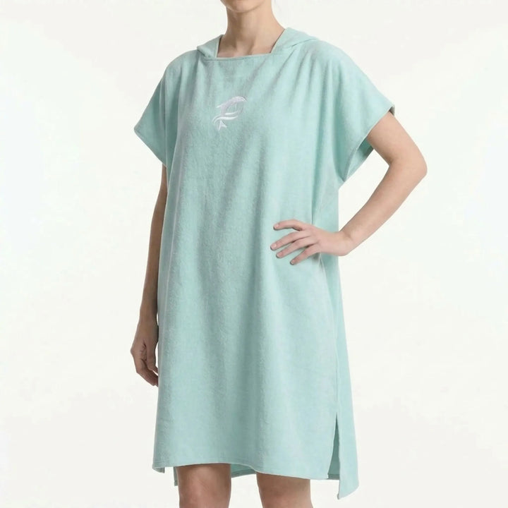 Omkleedjas met capuchon - Coveda