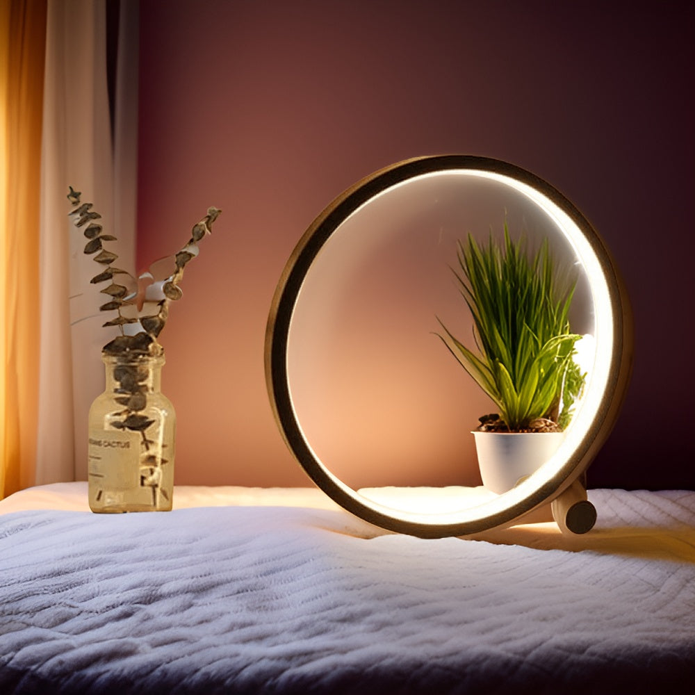 Minimalistische dimbare tafellamp - EclipseAura Lampe
