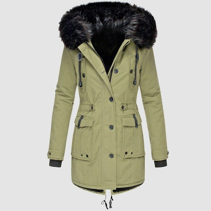 Winterjas dames FRIEDA – warm gevoerd model – afbeelding 3