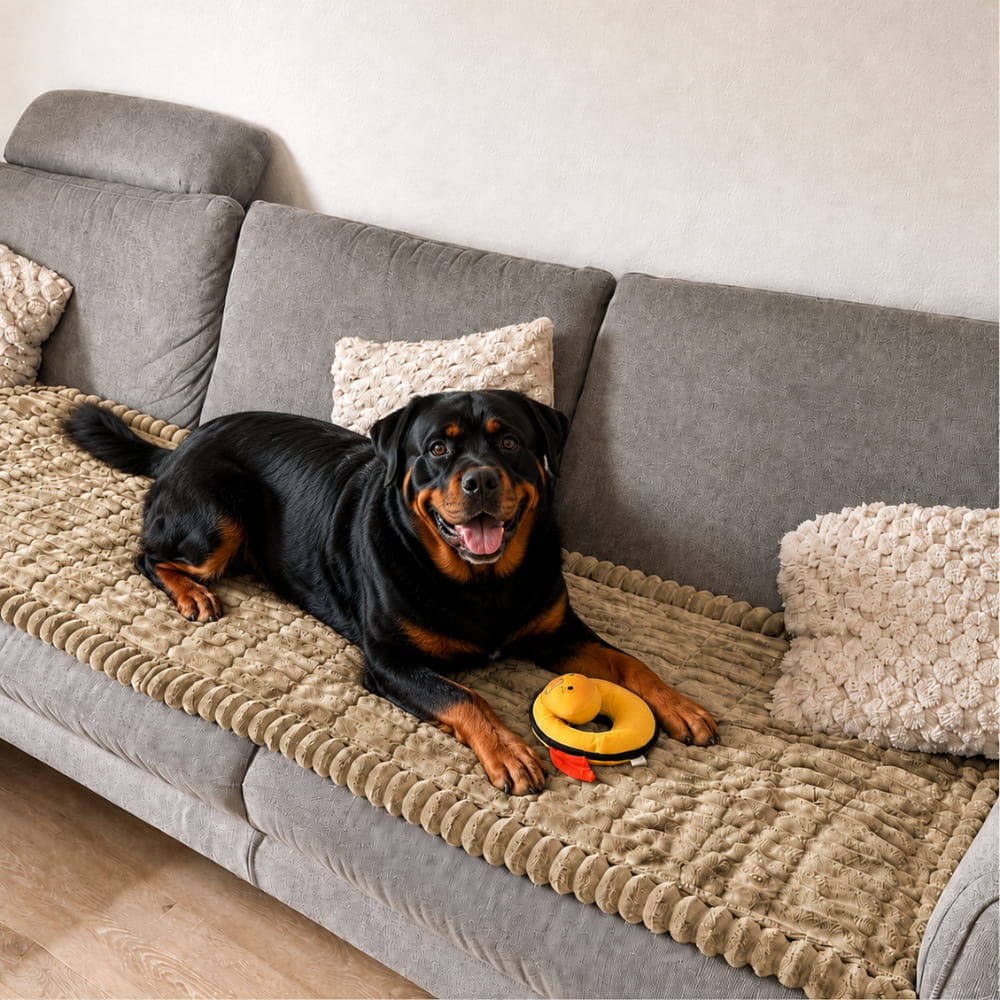 Brittany bankbeschermer — waterafstotende deken voor honden en katten
