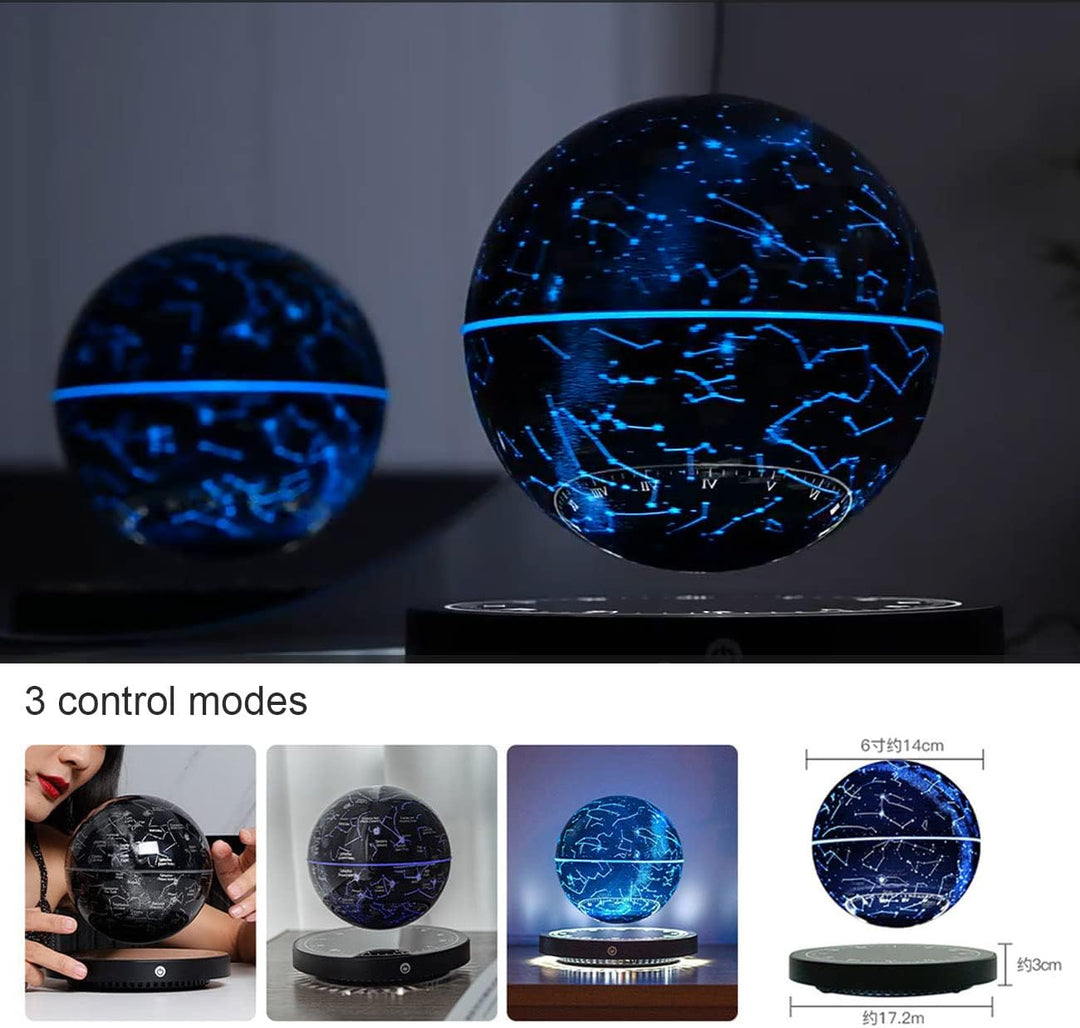 Zwevende sterrenkaart "Constellation" – lamp met magnetische levitatie