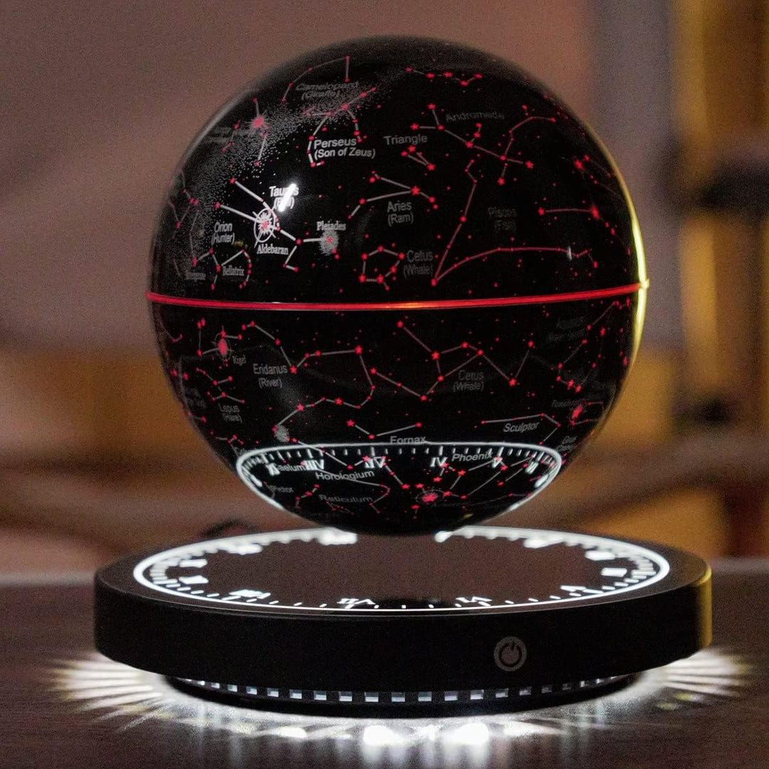 Zwevende sterrenkaart "Constellation" – lamp met magnetische levitatie