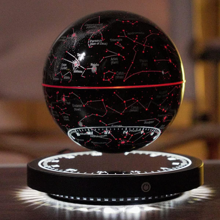 Zwevende sterrenkaart "Constellation" – lamp met magnetische levitatie