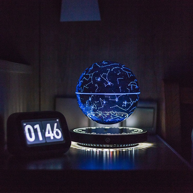 Zwevende sterrenkaart "Constellation" – lamp met magnetische levitatie