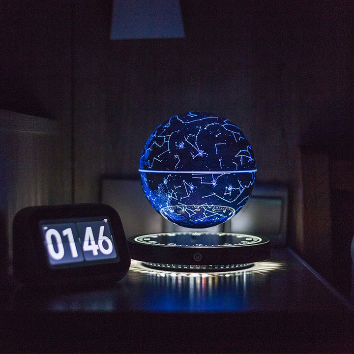 Zwevende sterrenkaart "Constellation" – lamp met magnetische levitatie