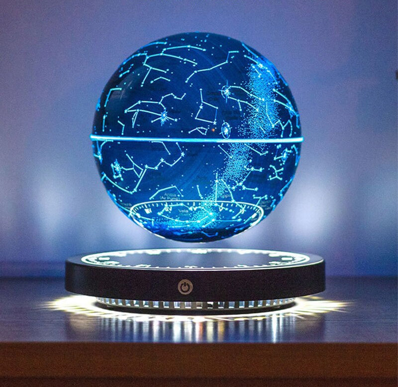 Zwevende sterrenkaart "Constellation" – lamp met magnetische levitatie