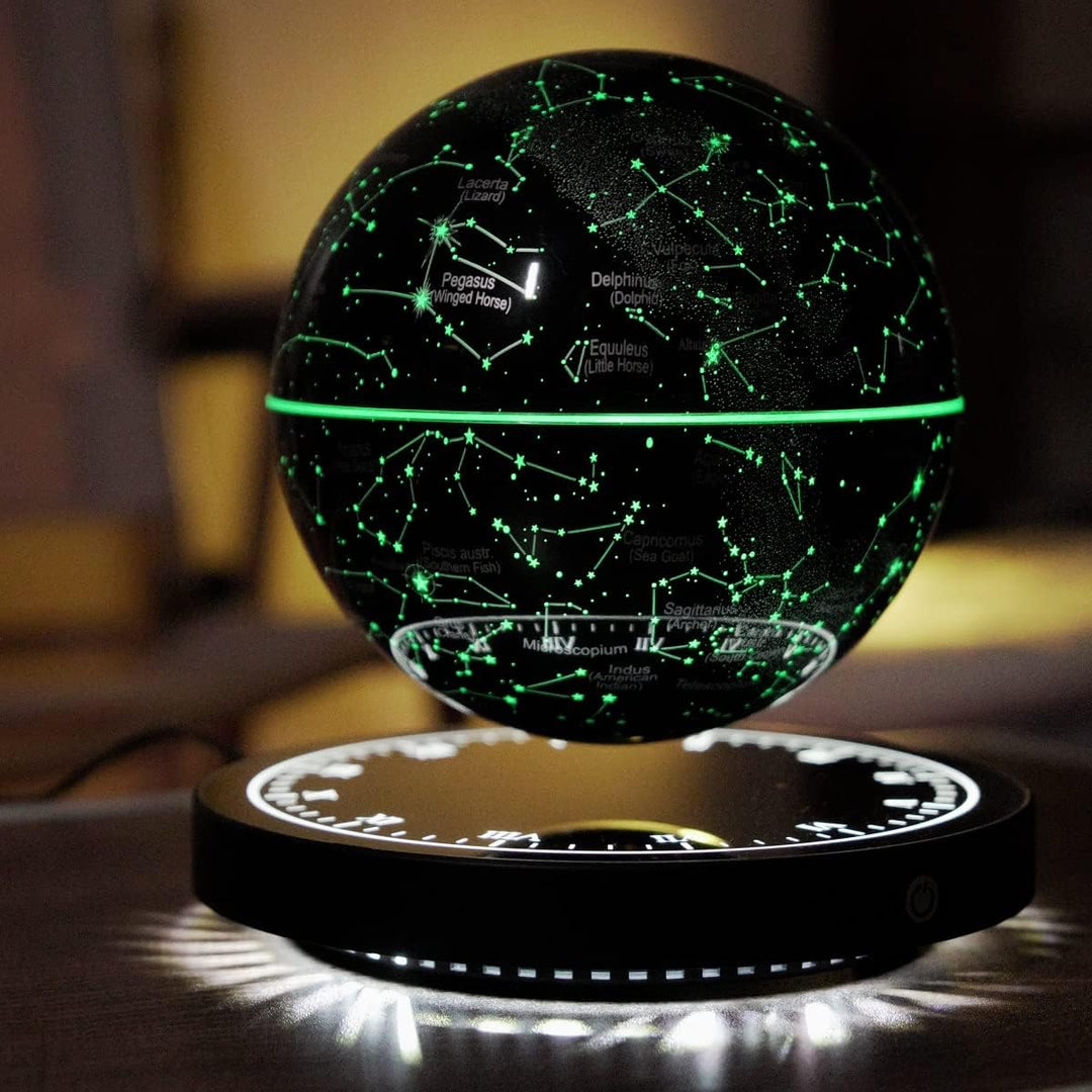 Zwevende sterrenkaart "Constellation" – lamp met magnetische levitatie