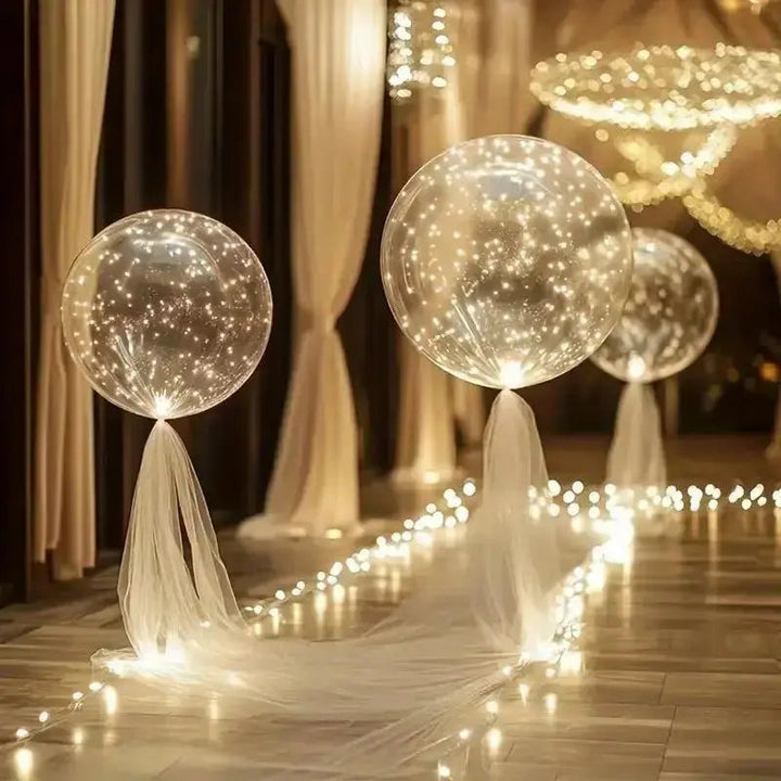 Lichtgevende ballonnen – feestdecoratie met warme gloed | set van 10