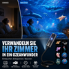 Led-sterrenprojector Galaxy met 10 dia's en flexibele USB-arm