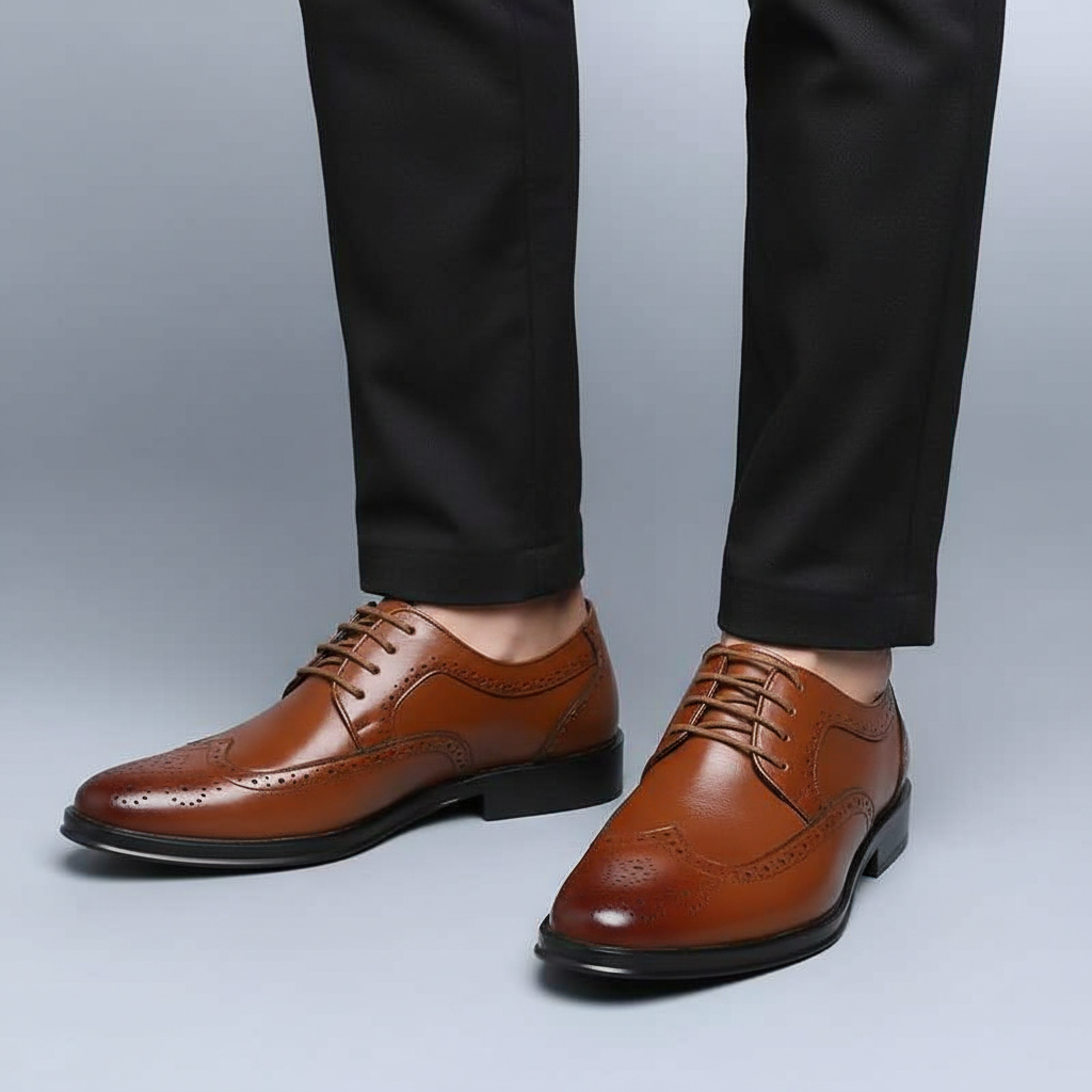 Lackleder Heren Schoen Met Spitse Neus - Owen