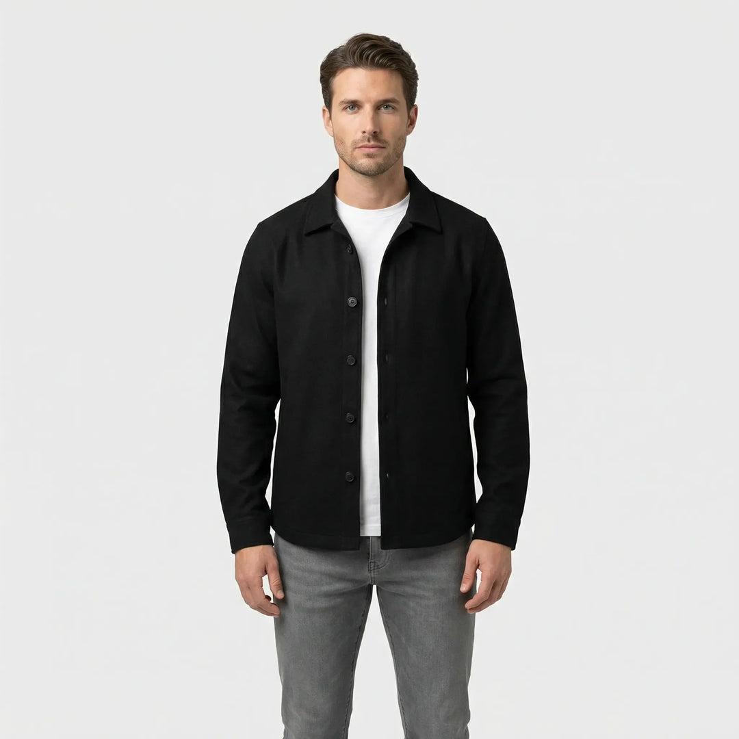 Overshirt met lange mouwen en borstzakken - Pablo