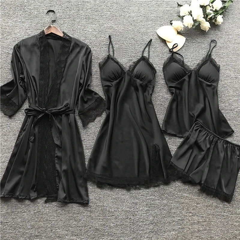 Luxe satijnen pyjamaset – Luna