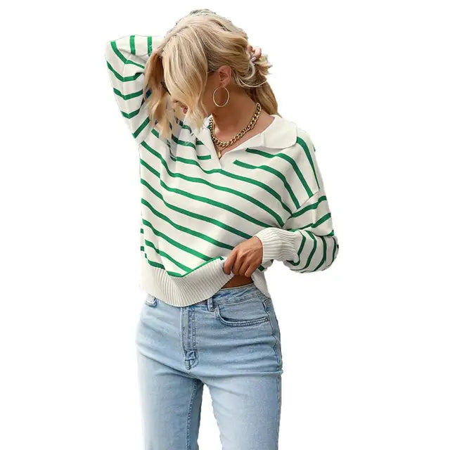 Casual polo met lange mouwen voor vrouwen - Veronika